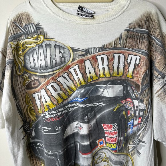 Vintage 90's Dale Earnhardt #3 Intimidator Shirt Men's XL - Picture 2 of 7
